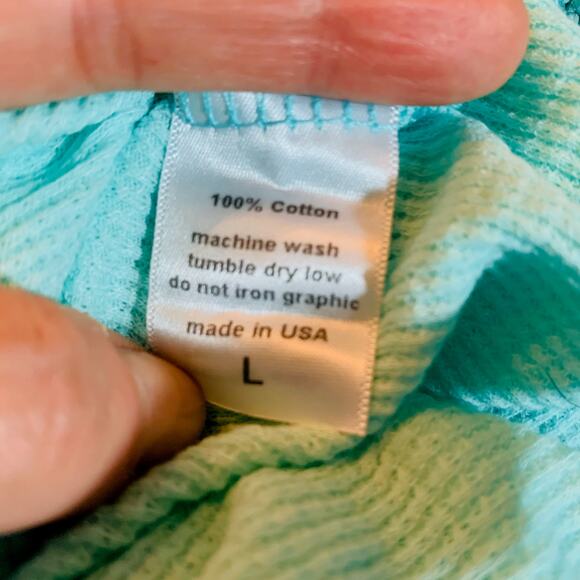 NWOT REBEL YELL THERMAL WAFFLE RETRO SKI GRAPHIC TEE TUNIC MINIDRESS - Picture 4 of 11